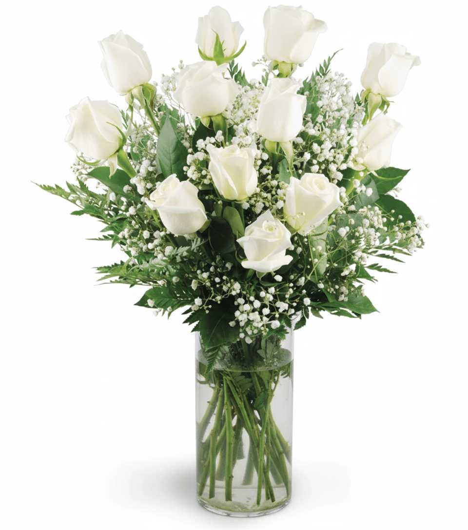Dozen(s) White Roses