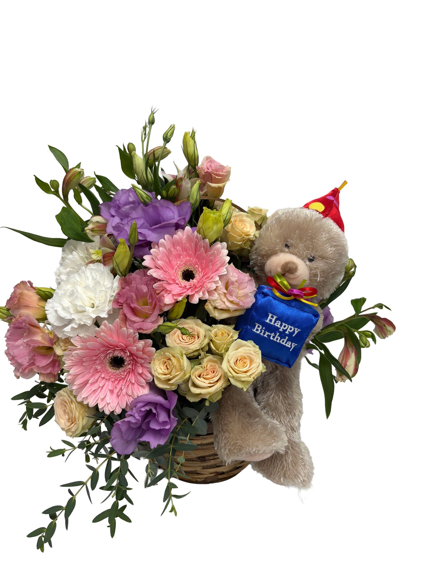 Birthday Hugs & Blooms - Flower Gallery
