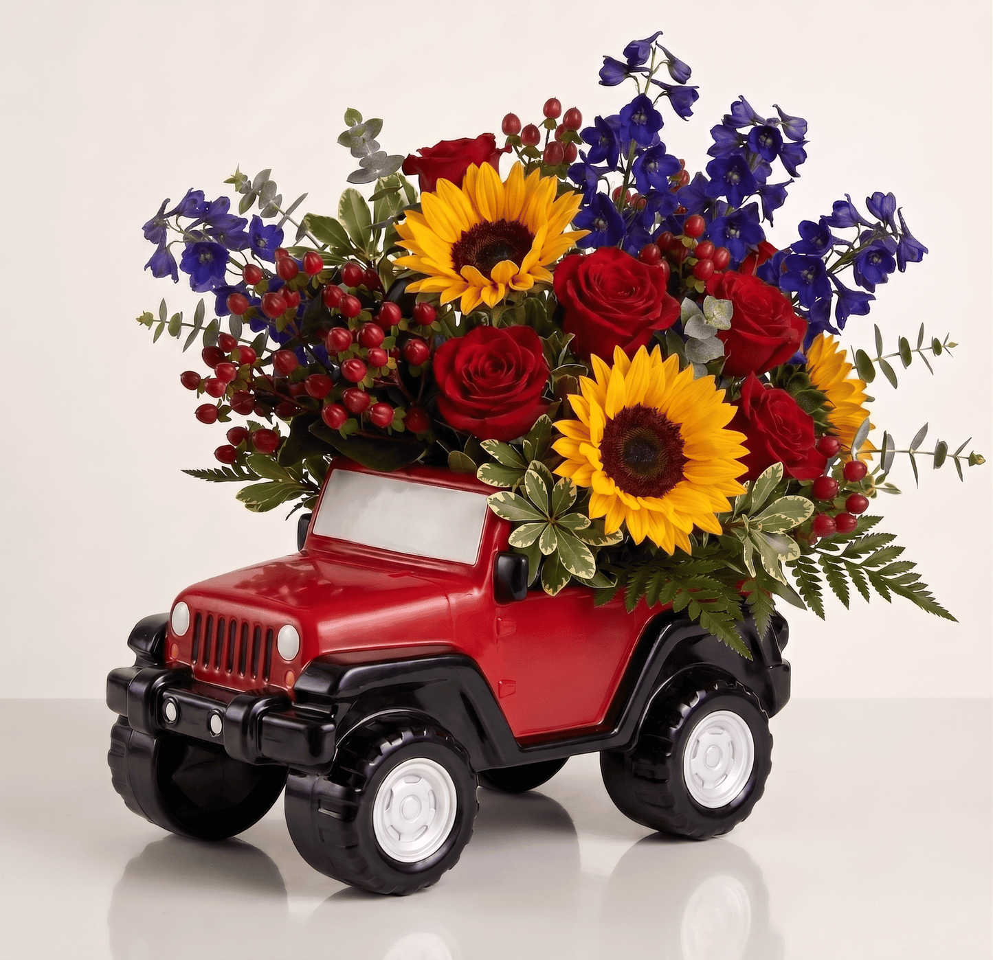 The Red Rover Bouquet - Flower Gallery