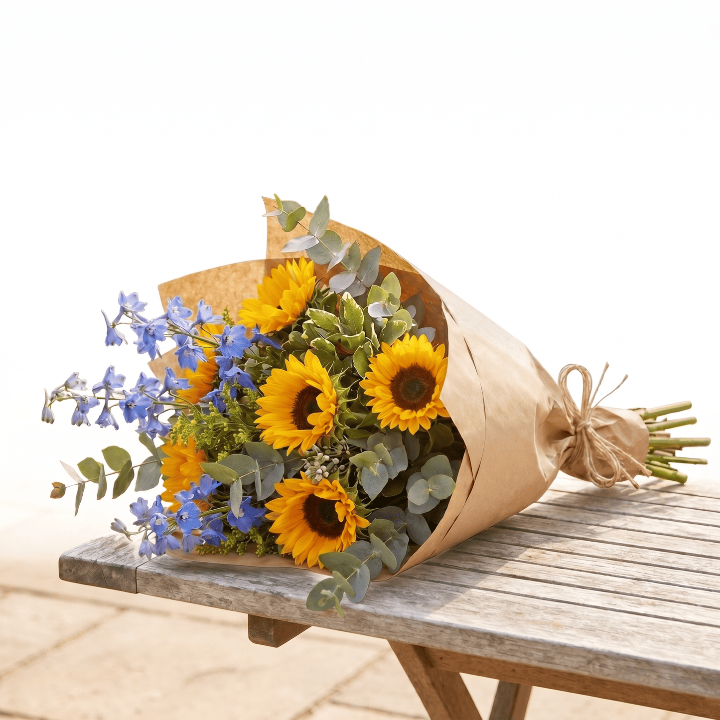 The Sun & Sky Bouquet - Flower Gallery