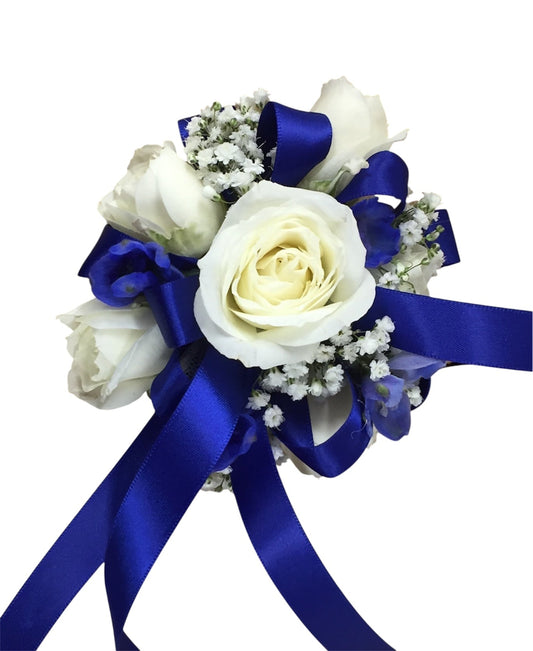 White Wrist Corsage.