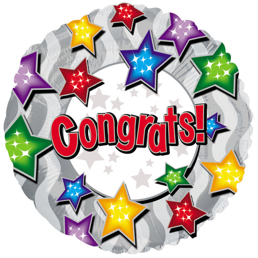 Congrats Mylar Balloon
