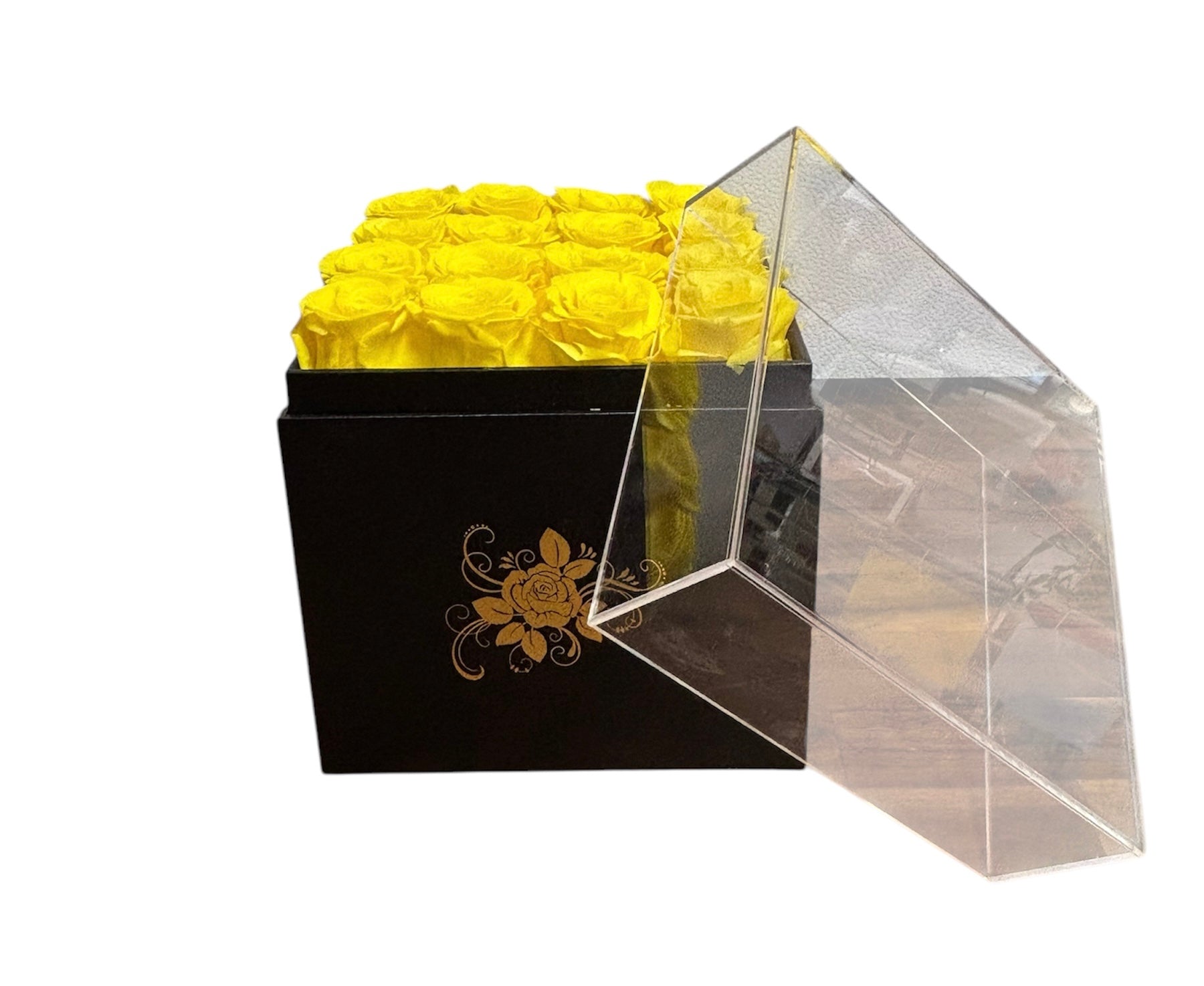 Preserved yellow roses - Flower Gallery