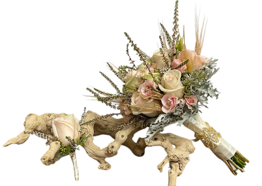 Bridal Bouquet & Boutonnière Set #2.